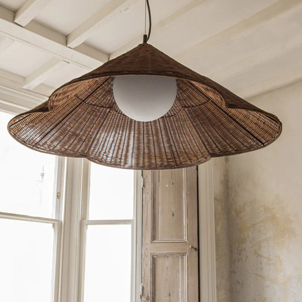 Muto rattan pendant room setting