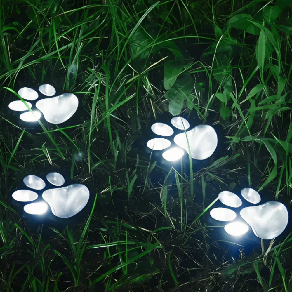 PawGlow | Solar Garden Lights with Dusk Sensor & Warm Glow | Outdoor Illumination for Pathways 2