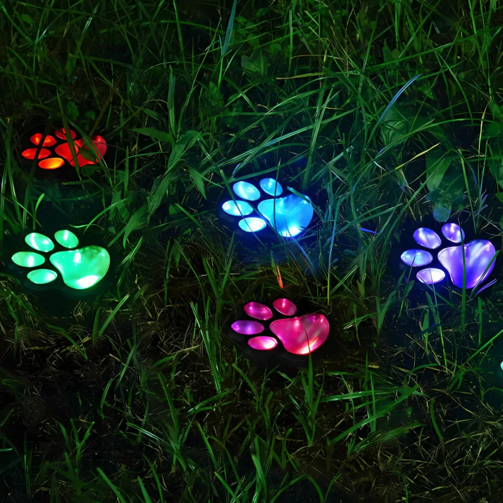 PawGlow | Solar Garden Lights with Dusk Sensor & Warm Glow | Outdoor Illumination for Pathways 3