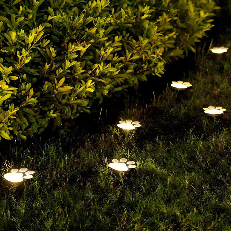 PawGlow | Solar Garden Lights with Dusk Sensor & Warm Glow | Outdoor Illumination for Pathways 4