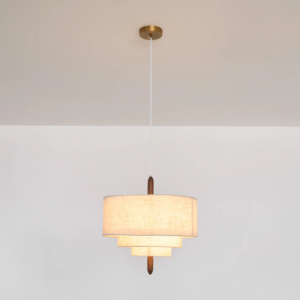Renee Pebble Fabric Pendant Light