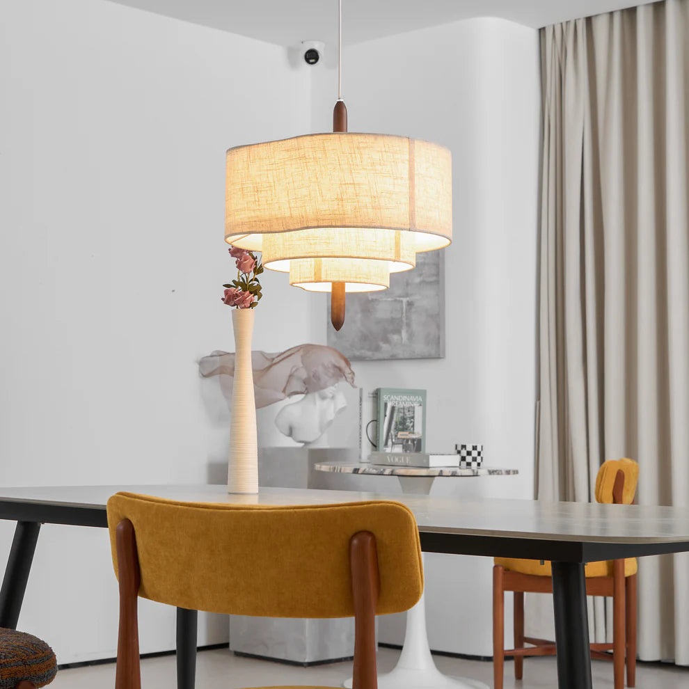 Renee Pebble Fabric Pendant Light