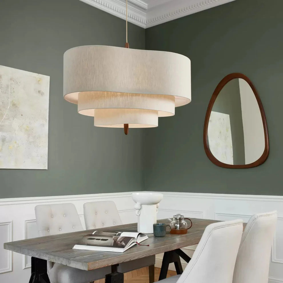 Renee Pebble Fabric Pendant Light