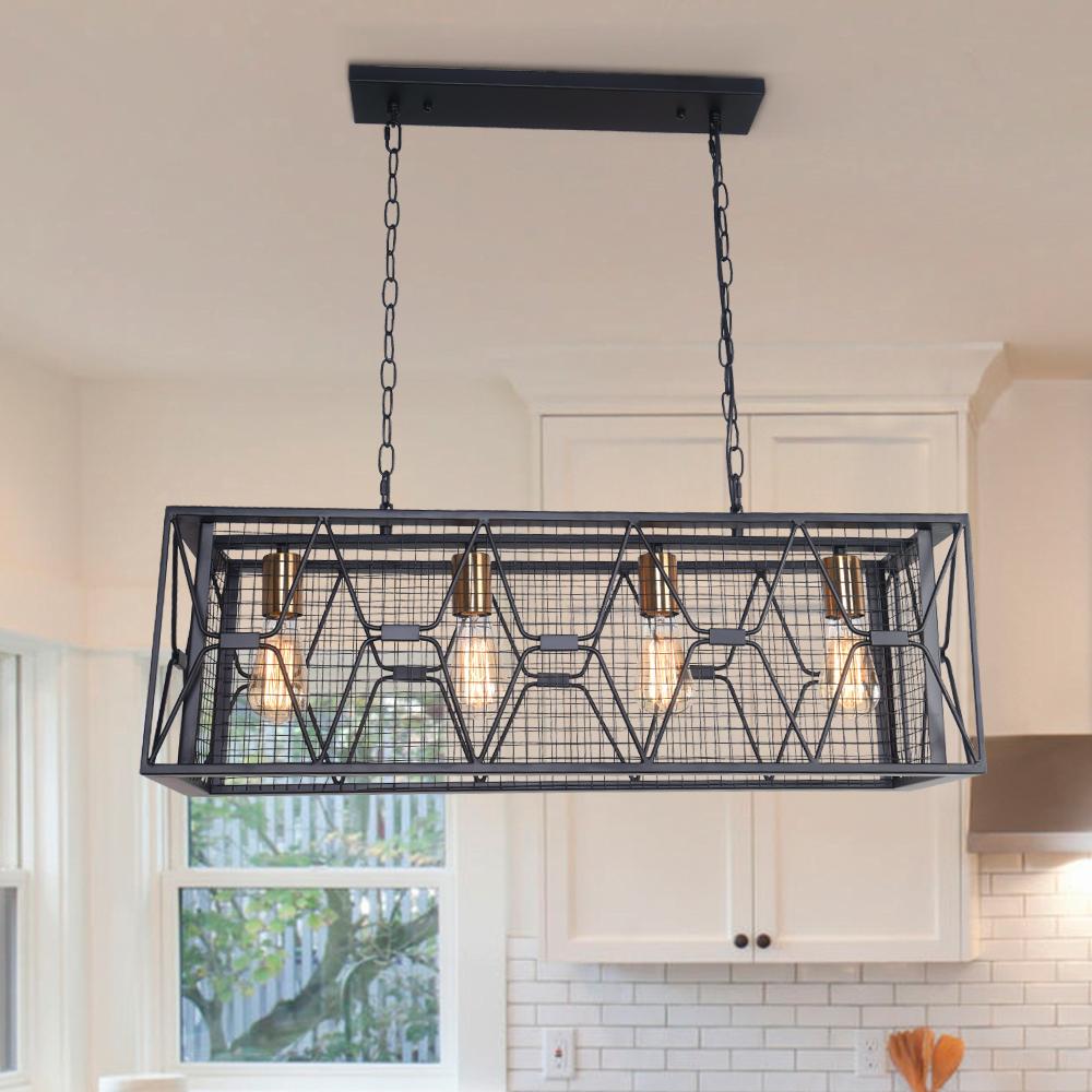 Kitchen Island Rectangular Chandelier | 2 Sizes