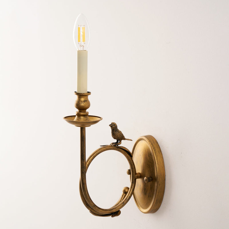 Silva Wall Sconce - Antique Brass