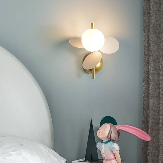 Petal Wall Lamp | Stylish Wall Sconce Light with LED Bulb | Cozy Lighting for Kids' Room 0