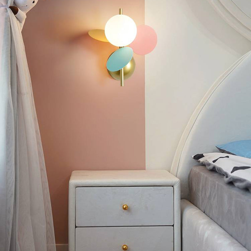 Petal Wall Lamp | Stylish Wall Sconce Light with LED Bulb | Cozy Lighting for Kids' Room 4