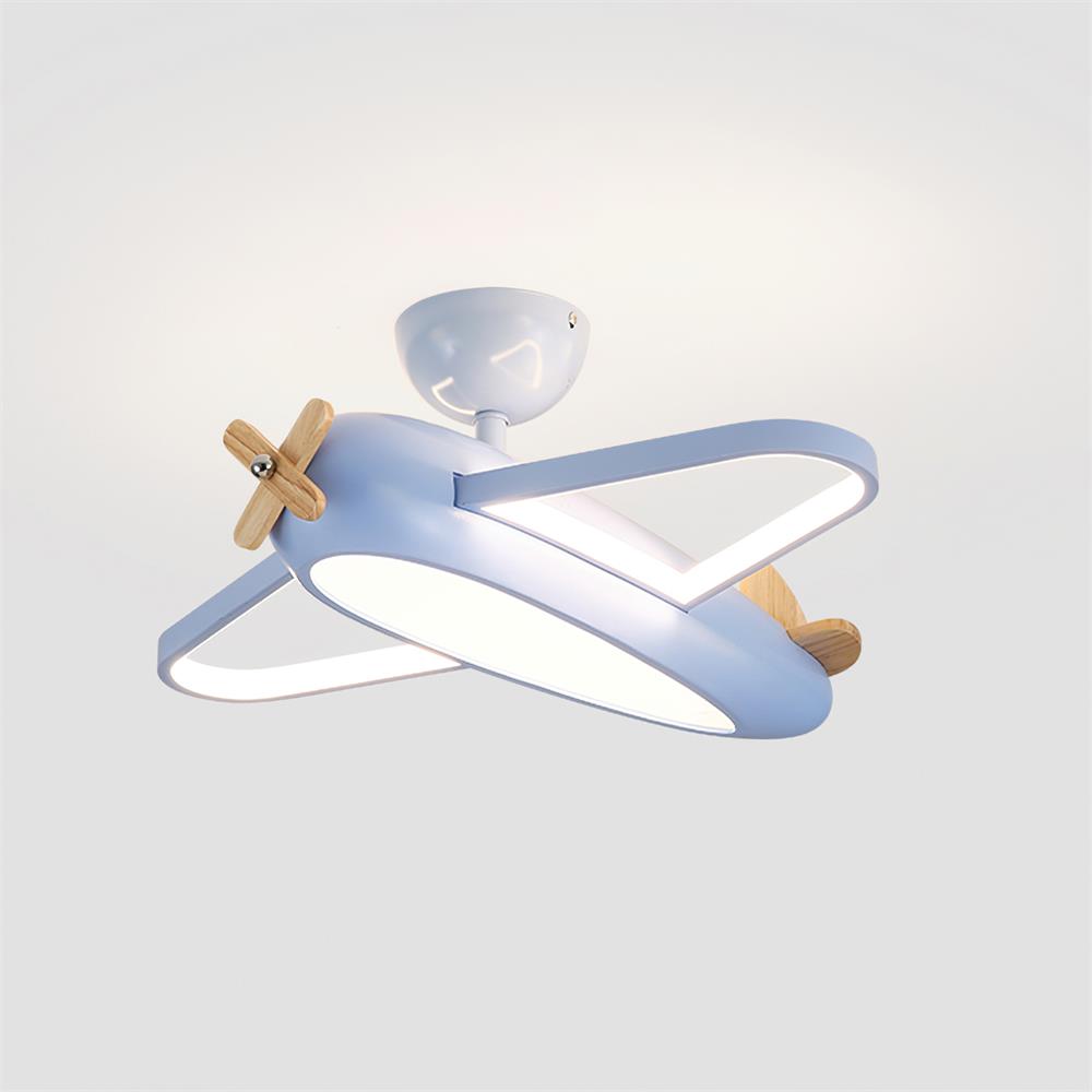 Playful Airplane Ceiling Lamp for Kids' Room with Integrated LED Design | Charming Lighting Fixture for Imaginative Spaces 0