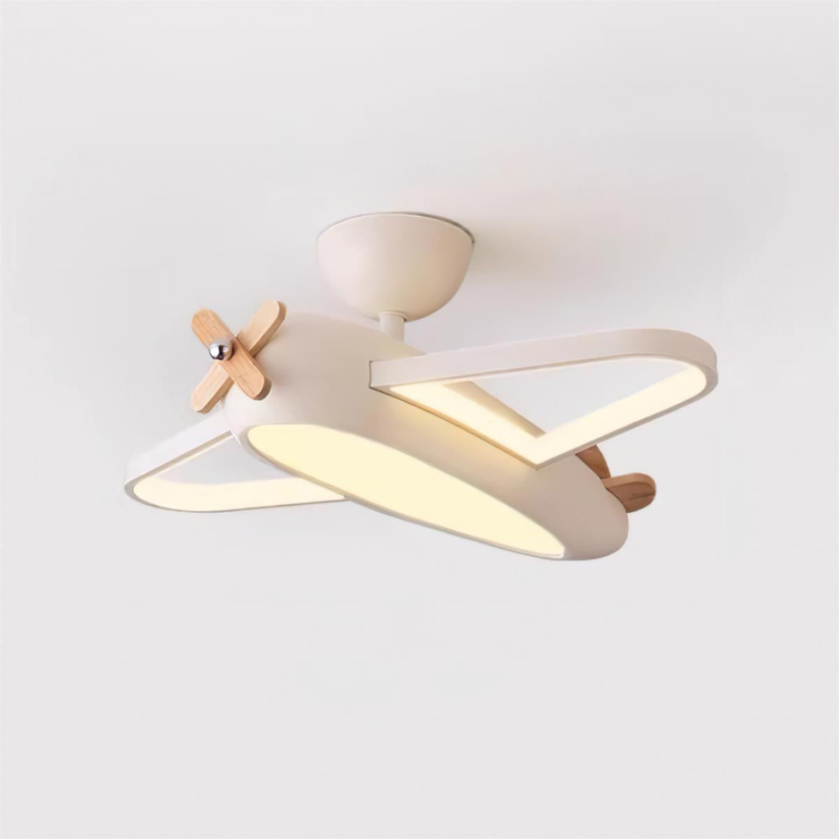 Playful Airplane Ceiling Lamp for Kids' Room with Integrated LED Design | Charming Lighting Fixture for Imaginative Spaces 2