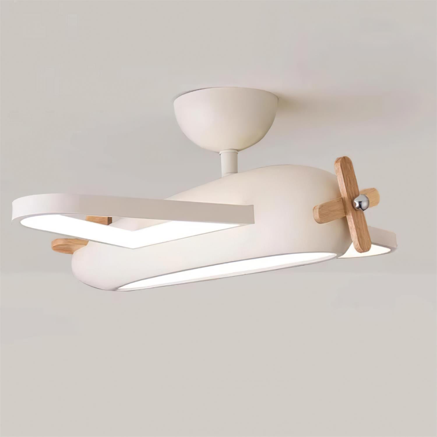 Playful Airplane Ceiling Lamp for Kids' Room with Integrated LED Design | Charming Lighting Fixture for Imaginative Spaces 5
