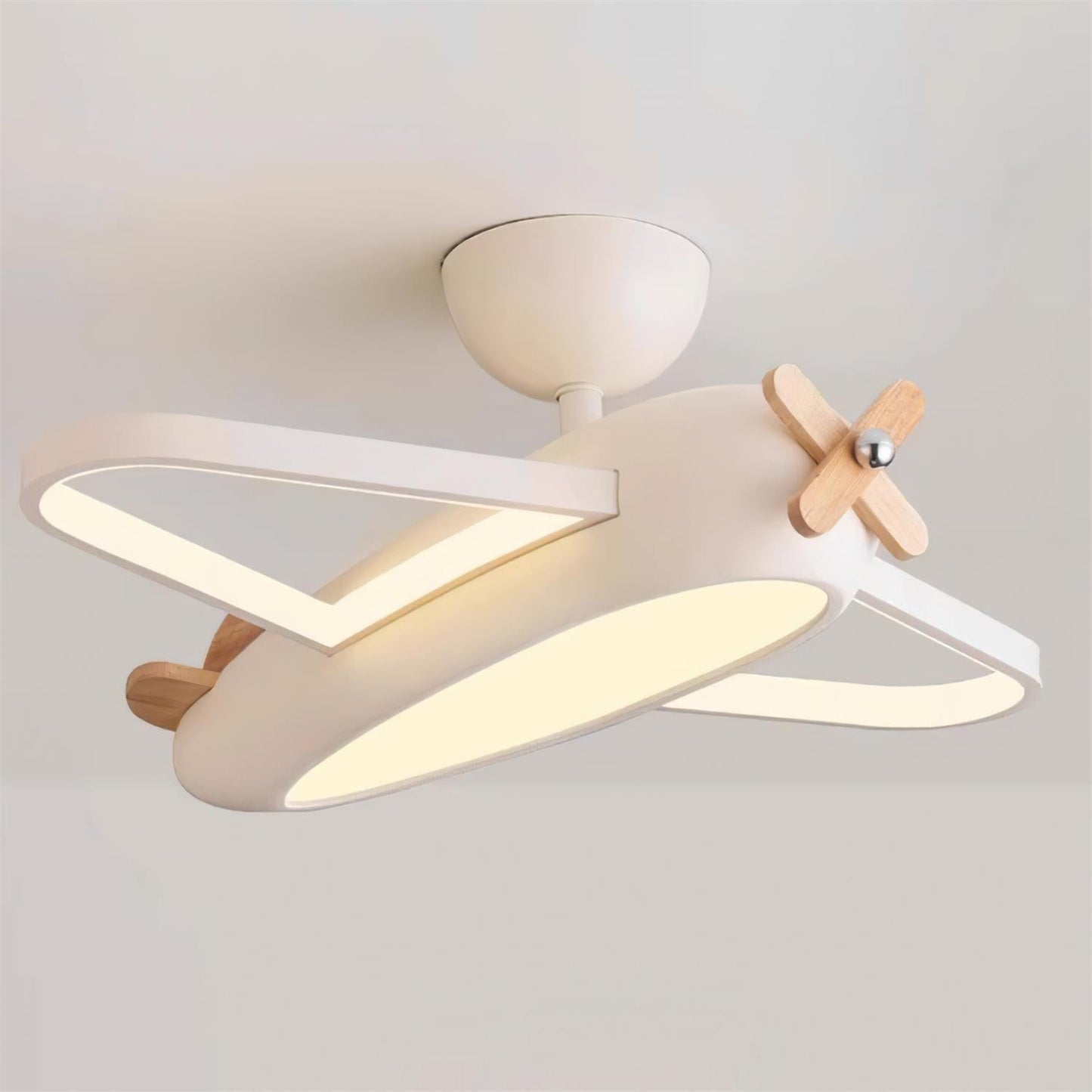 Playful Airplane Ceiling Lamp for Kids' Room with Integrated LED Design | Charming Lighting Fixture for Imaginative Spaces 6