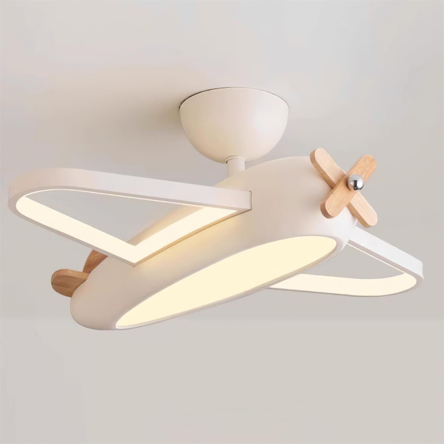 Playful Airplane Ceiling Lamp for Kids' Room with Integrated LED Design | Charming Lighting Fixture for Imaginative Spaces 6