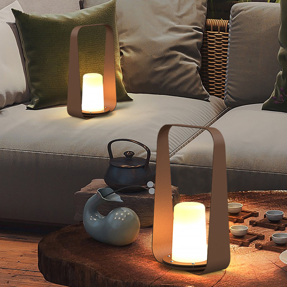 Portable Rechargeable Table Lamp | Minimalist Acrylic Design for Indoor & Outdoor Use 0