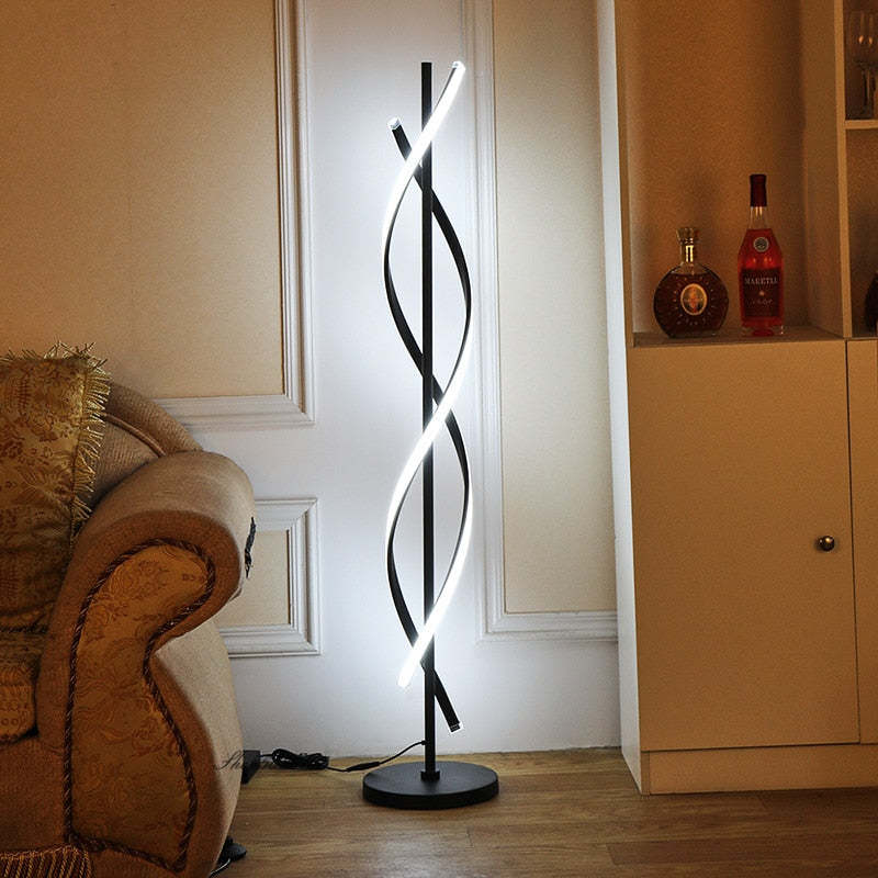 Louise Acrylic Shade Floor Lamp | 2 Colours