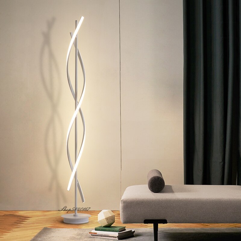 Louise Acrylic Shade Floor Lamp | 2 Colours