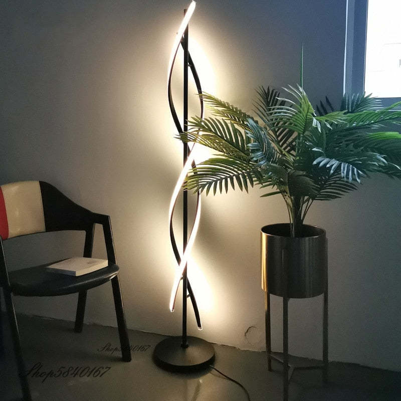Louise Acrylic Shade Floor Lamp | 2 Colours