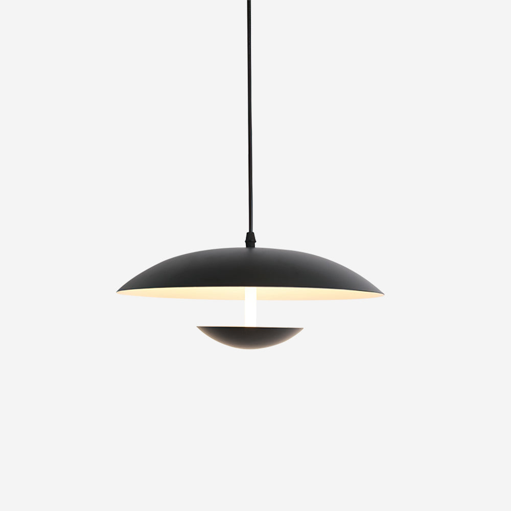 Pylos Collection | Black Pendant Light with Integrated LED | Adjustable Height for Modern Kitchen Lighting 1