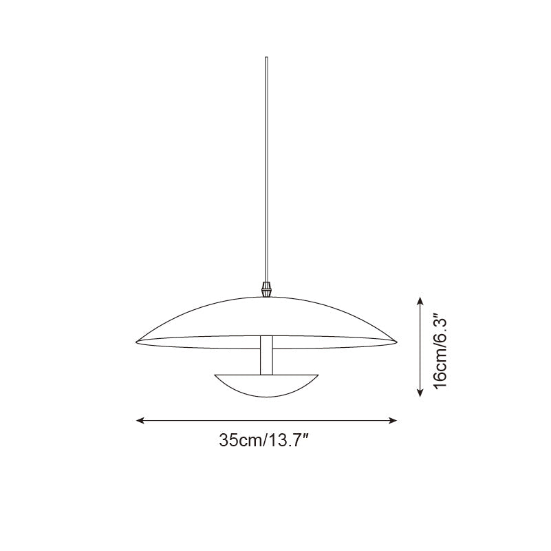 Pylos Collection | Black Pendant Light with Integrated LED | Adjustable Height for Modern Kitchen Lighting 6