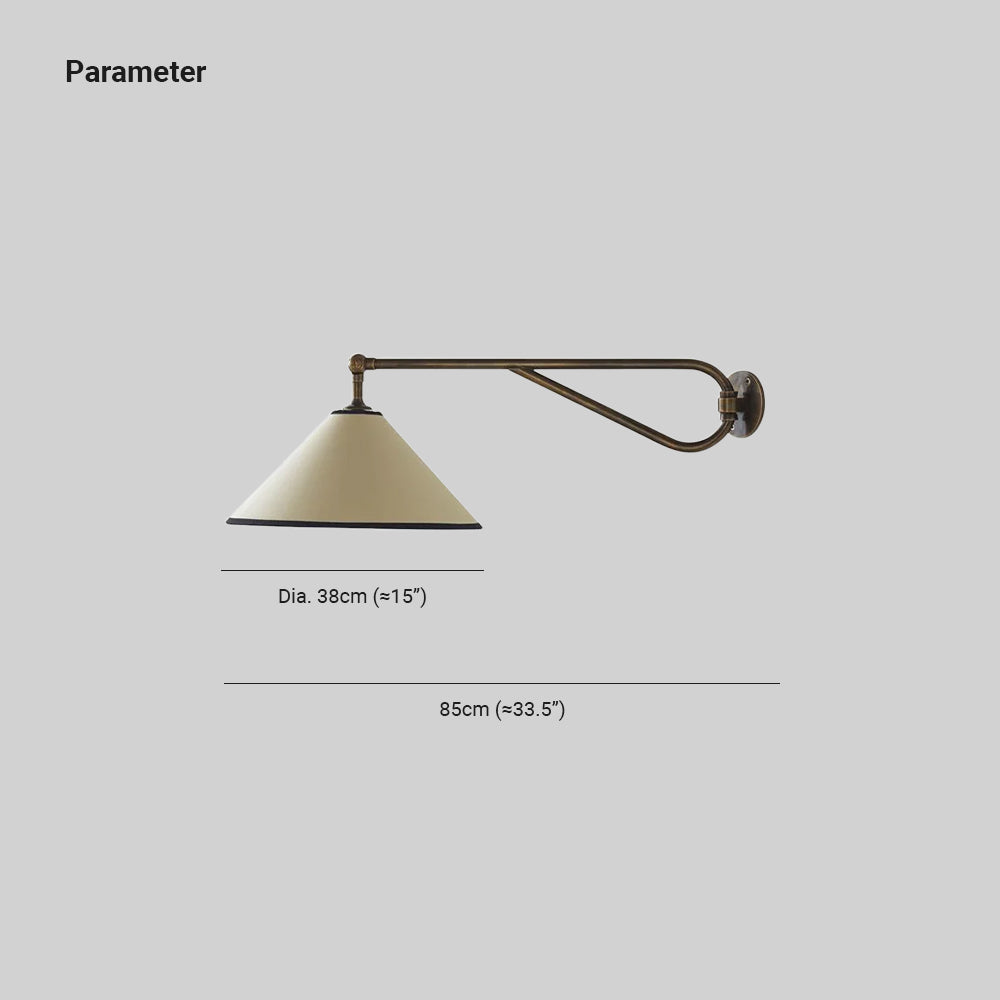 Alessio vintage wall light detail
