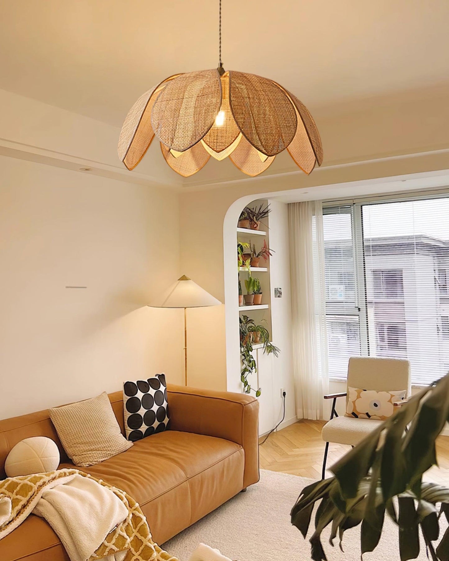 Rattan Pendant Lighting | Adjustable Height for Elegant Home Decor 7
