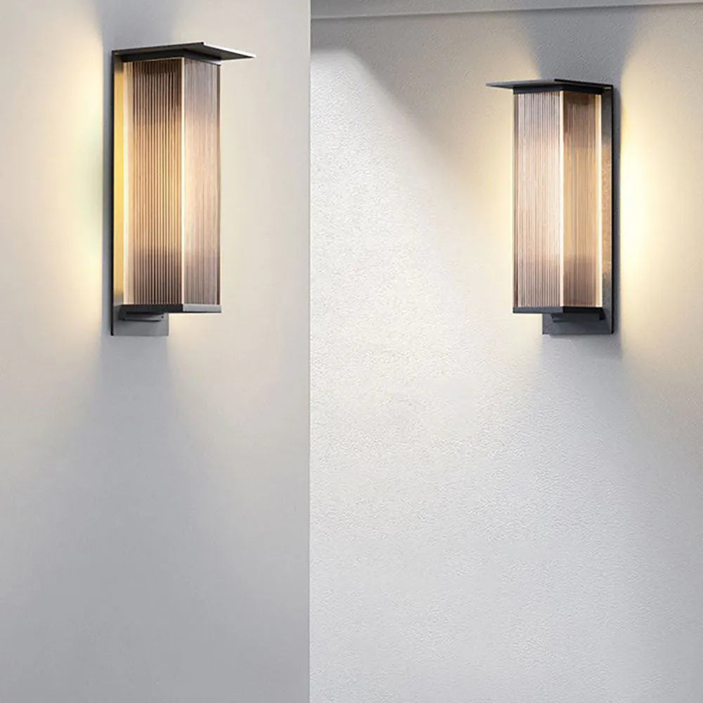 Ray Collection | Modern Outdoor Wall Lamp with Bright Illumination | Elegant Design for Courtyards and Terraces 6