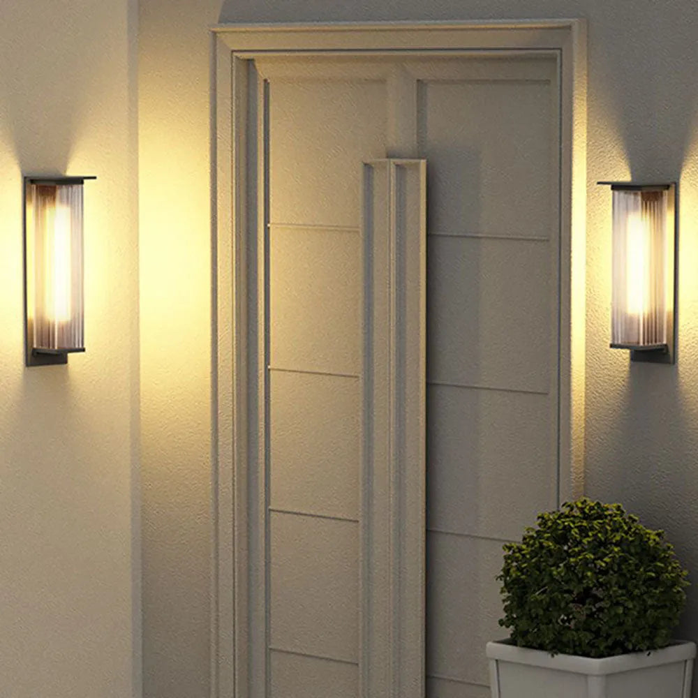 Ray Collection | Modern Outdoor Wall Lamp with Bright Illumination | Elegant Design for Courtyards and Terraces 8