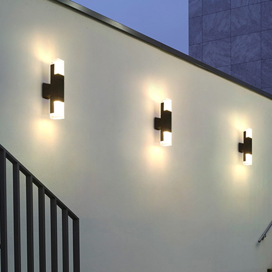 Rectangular Outdoor Wall Lamp | Sensor