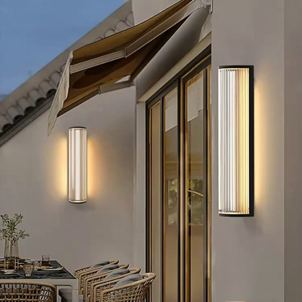 Semi-Cylindrical Outdoor Wall Lamp