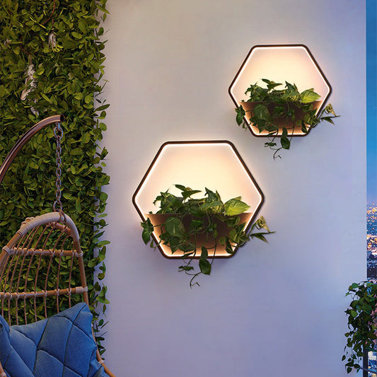 Ray Collection | Modern Outdoor Wall Lamp with Warm LED Light | Stylish Metal Design for Elegant Illumination 0
