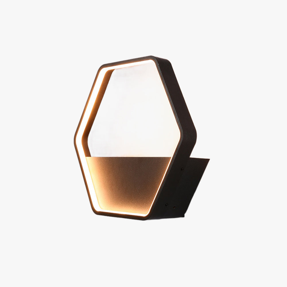 Ray Collection | Modern Outdoor Wall Lamp with Warm LED Light | Stylish Metal Design for Elegant Illumination 1
