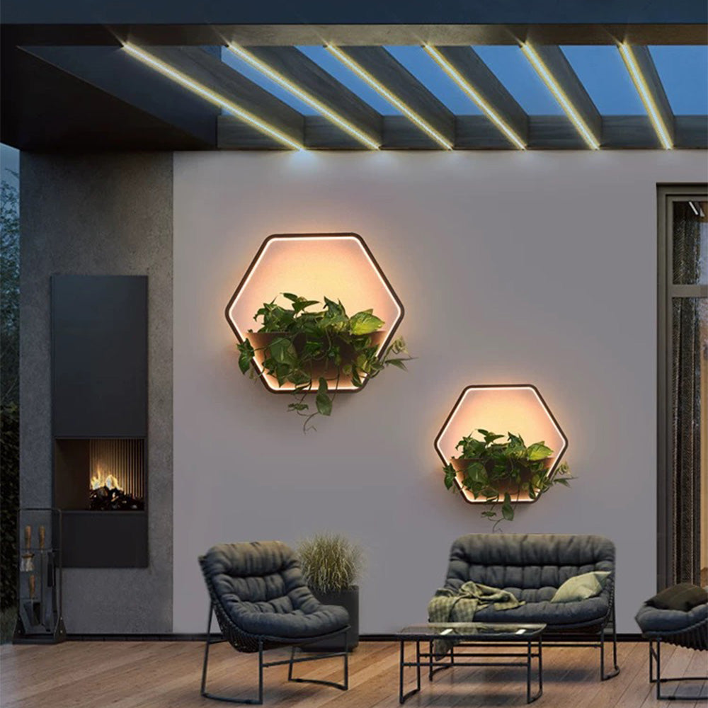 Ray Collection | Modern Outdoor Wall Lamp with Warm LED Light | Stylish Metal Design for Elegant Illumination 5
