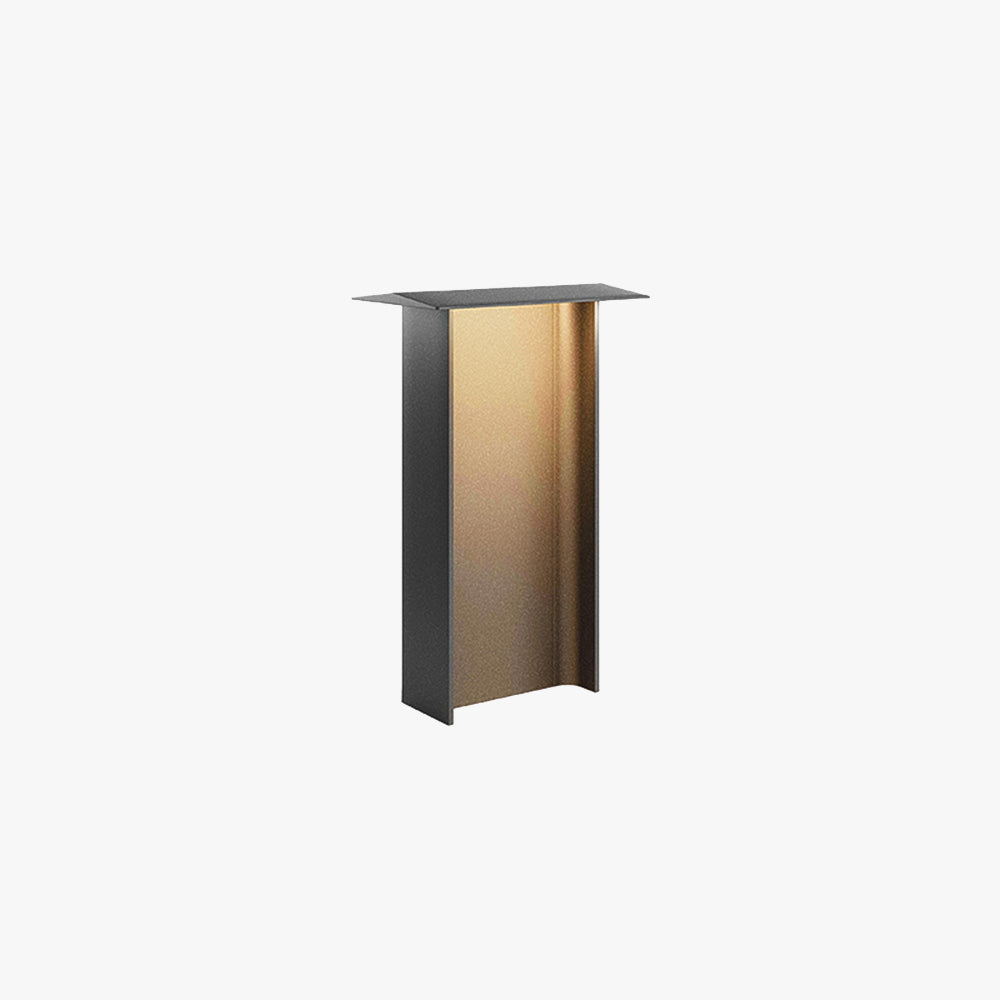 Solar Rectangular Outdoor Path Light | Grey/Black