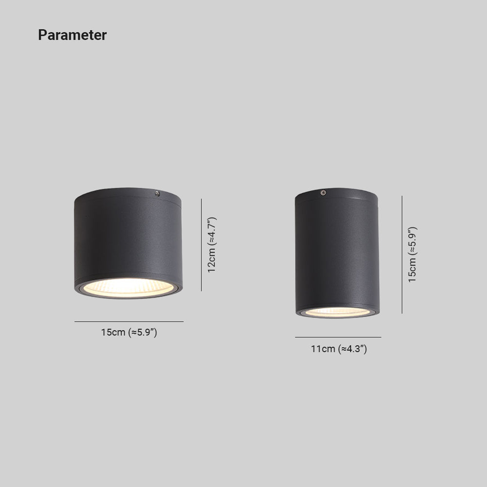 Ray Collection | Outdoor Ceiling Light with Customizable Colors | Durable Exterior Lighting for Patios and Pathways 2