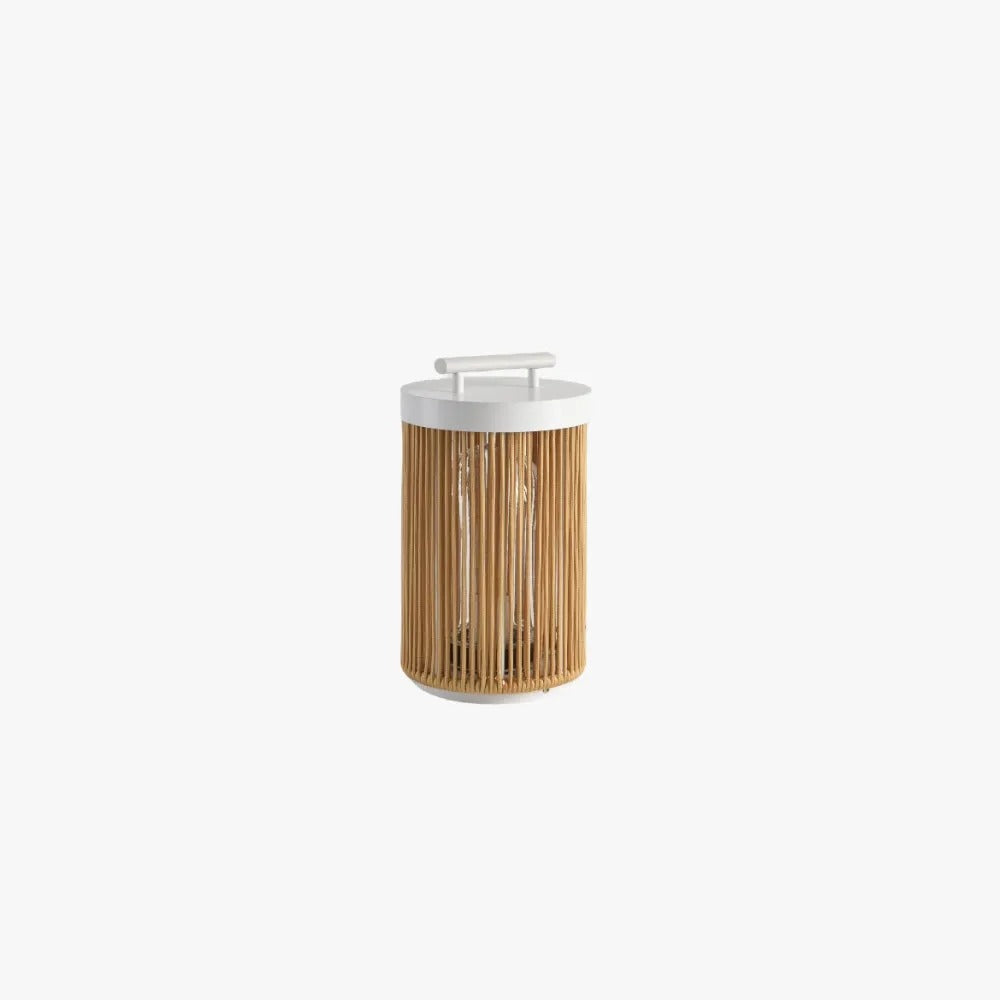 Wood & Metal Outdoor Floor Lamp
