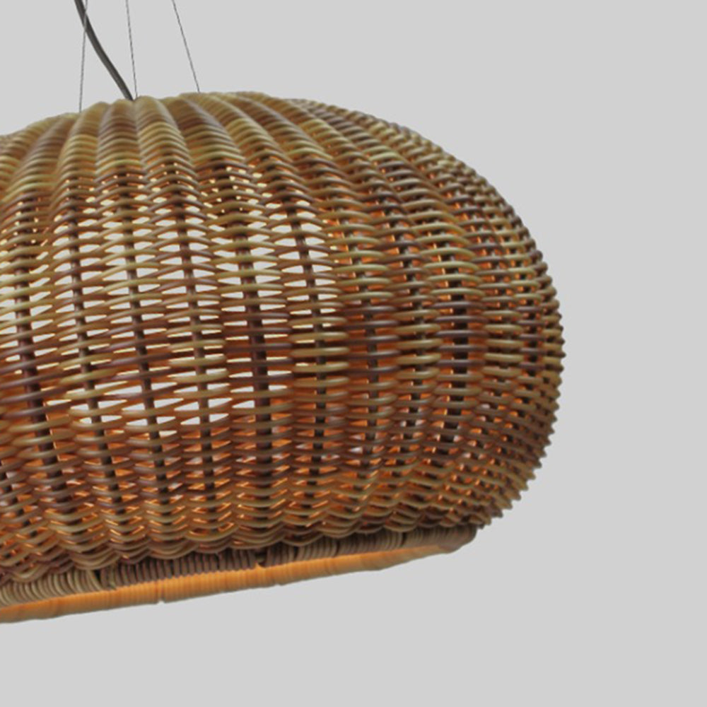 Ray Outdoor Bamboo Pendant Light | 6.3/15in | IP65