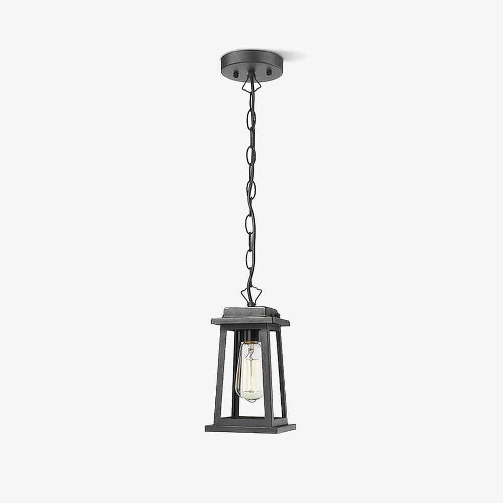 Ray Collection | Outdoor Hanging Pendant Light with Vintage Design | Durable Metal Frame for Elegant Illumination 3