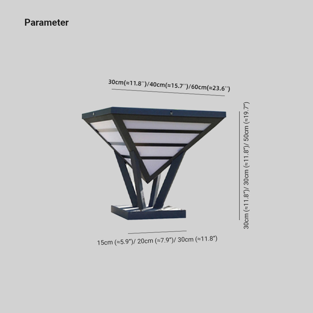 Diamond Metal Outdoor Pathway Light