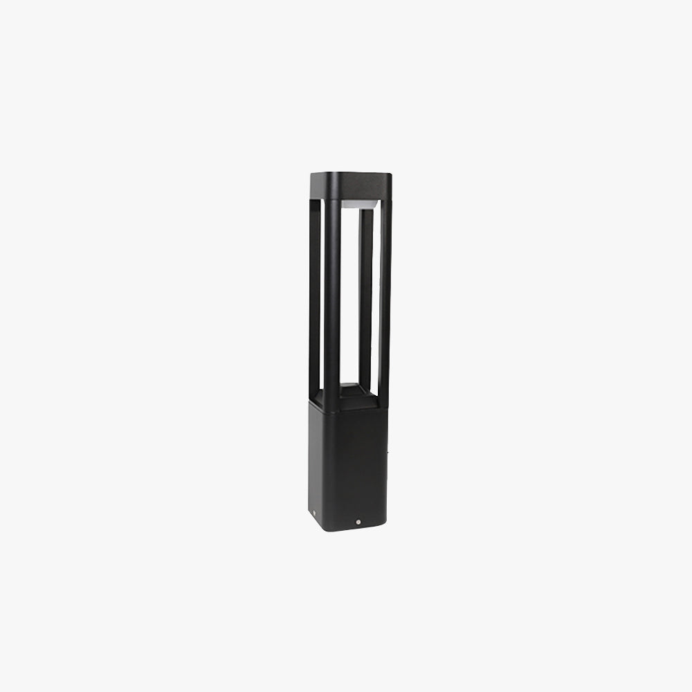 Ray Collection | Outdoor Path Light with Motion Sensor & Modern Design | Elegant Black Metal Fixture for Safe Garden Illumination 1