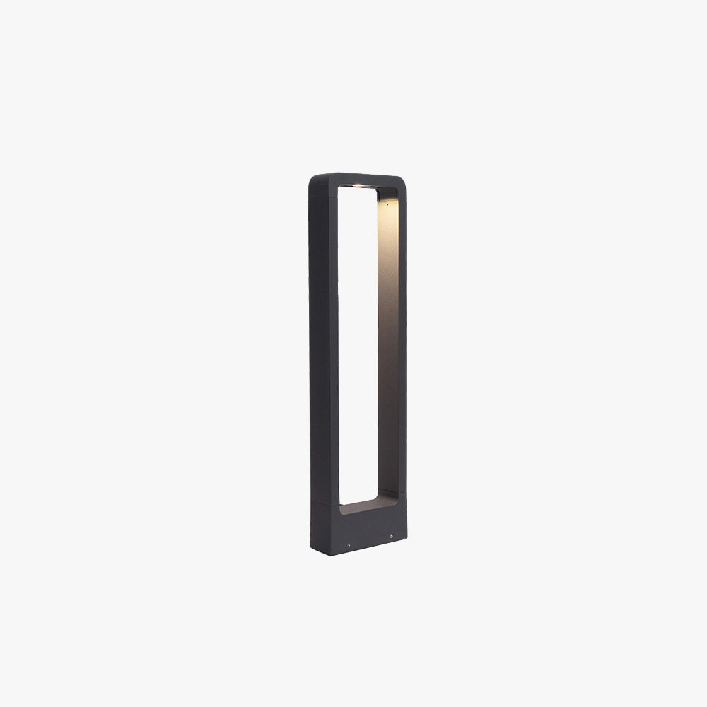 Hollow Rectangular Outdoor Path Light