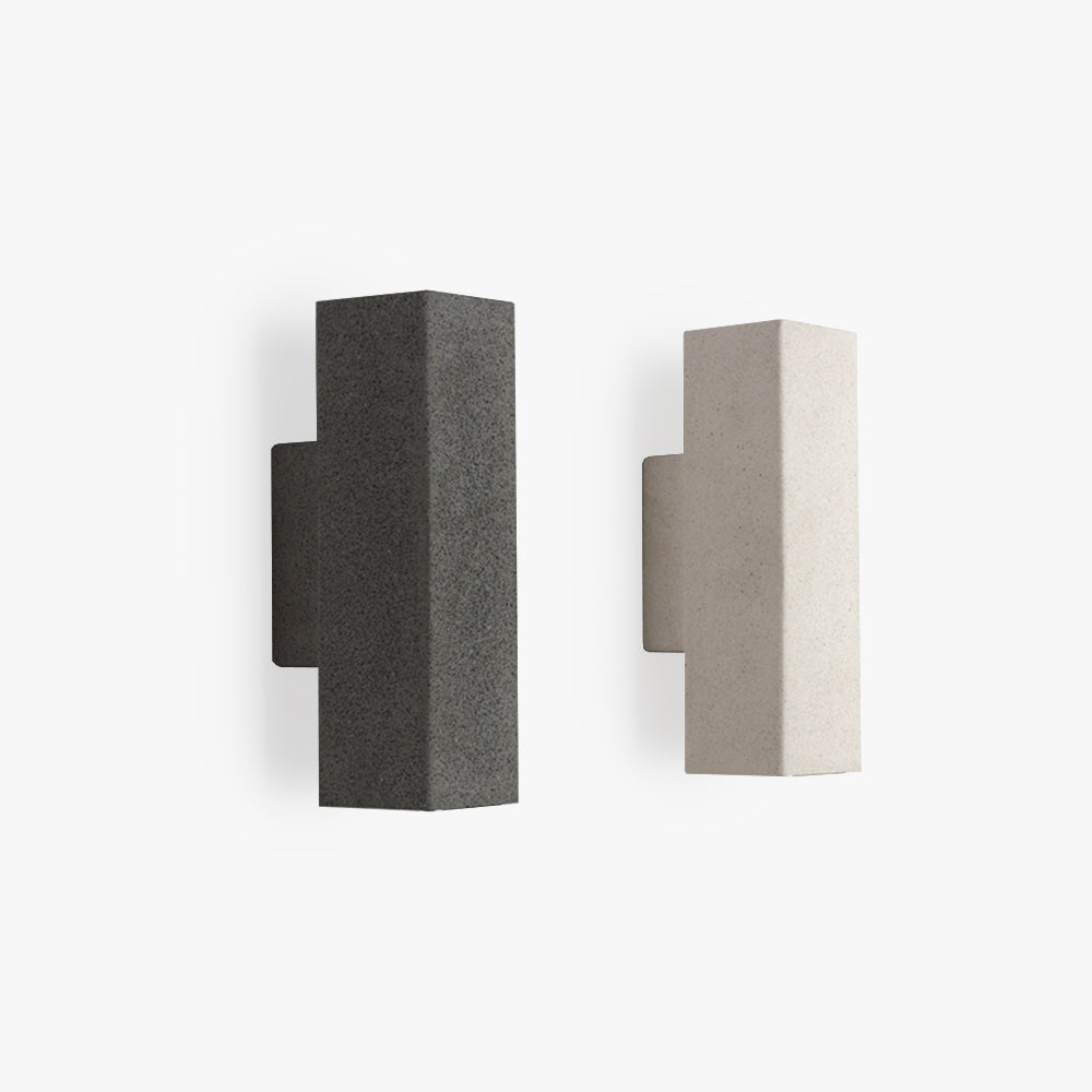 Ray Collection | Outdoor Wall Lamp with Durable Cement & Dual Head | Modern Lighting for Gardens 1