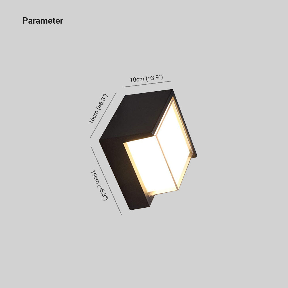 Ray Collection | Outdoor Wall Lamp with Warm LED Light | Modern Design for Patios and Gardens 4