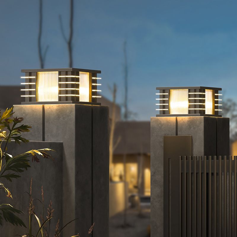 Ray Collection | Solar Outdoor Lamp with Warm LED Light | Stylish Garden Lighting for Patios and Walkways 2