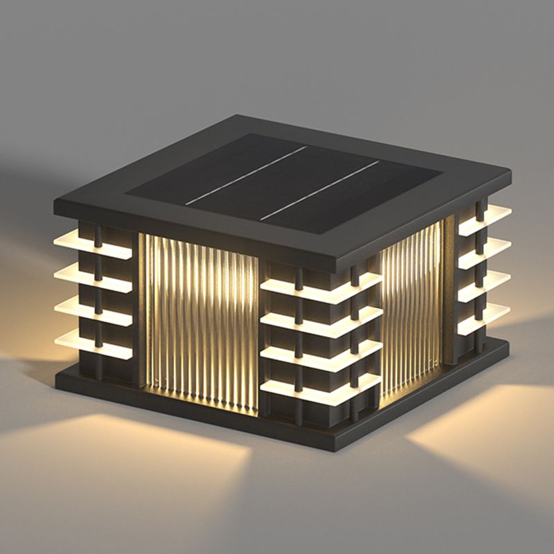 Ray Collection | Solar Outdoor Lamp with Warm LED Light | Stylish Garden Lighting for Patios and Walkways 4