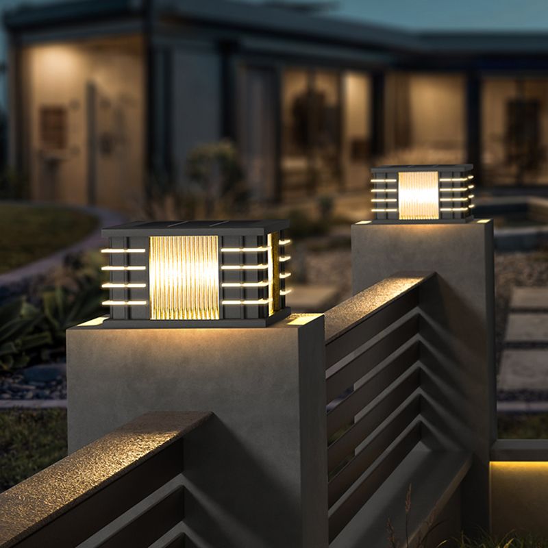 Ray Collection | Solar Outdoor Lamp with Warm LED Light | Stylish Garden Lighting for Patios and Walkways 6
