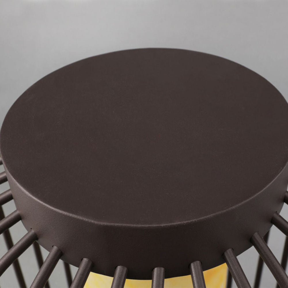 Ray Collection | Solar Outdoor Lantern with Antique Brass Finish | Durable Lighting for Inviting Outdoor Spaces 6
