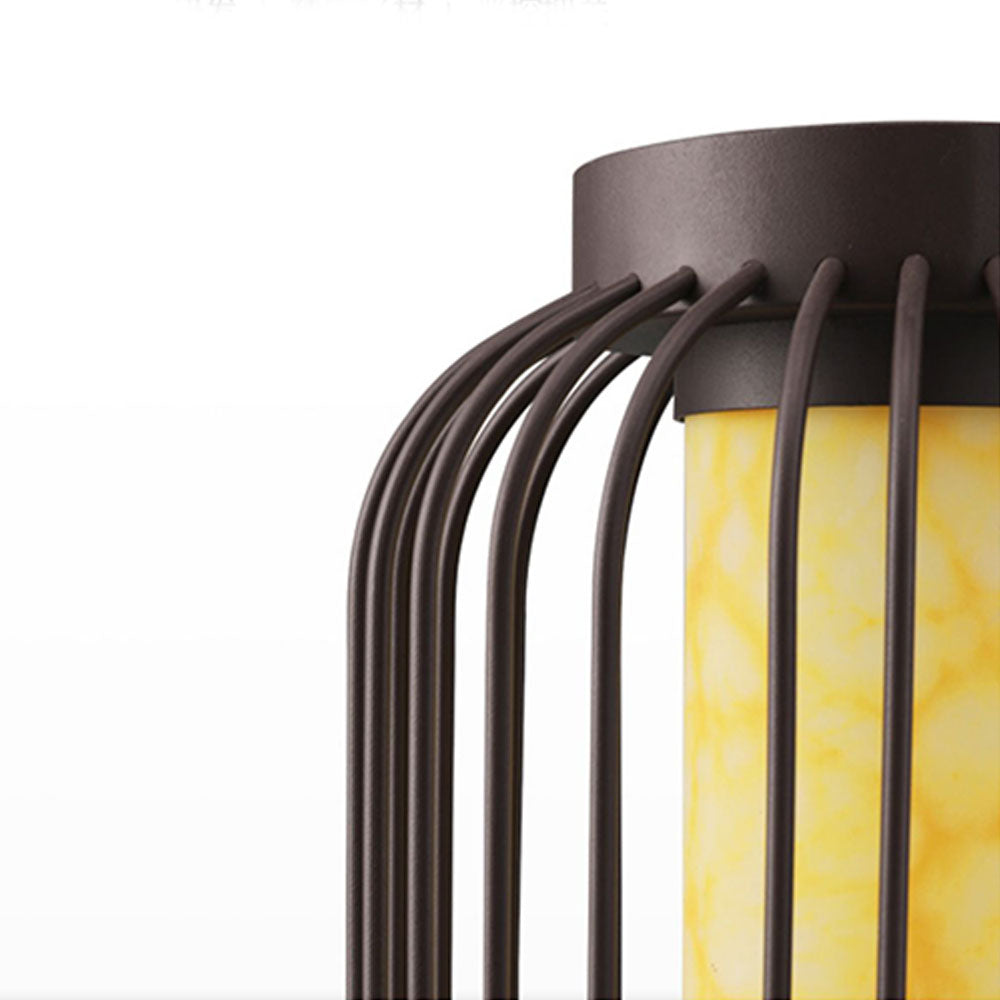 Ray Collection | Solar Outdoor Lantern with Antique Brass Finish | Durable Lighting for Inviting Outdoor Spaces 7