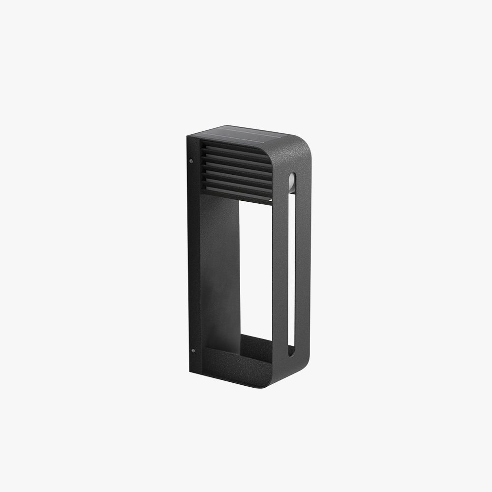 Rectangular Solar Outdoor Wall Lamp