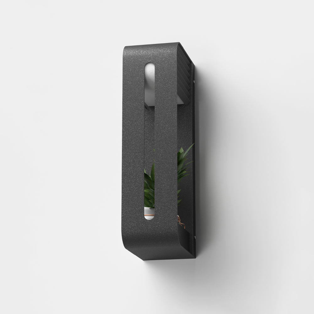 Rectangular Solar Outdoor Wall Lamp