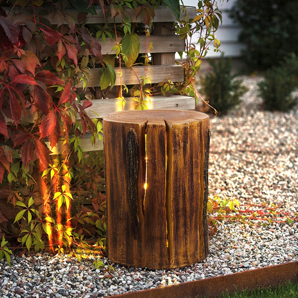 Ray Rustic Wood Outdoor Lamp | 3 Sizes