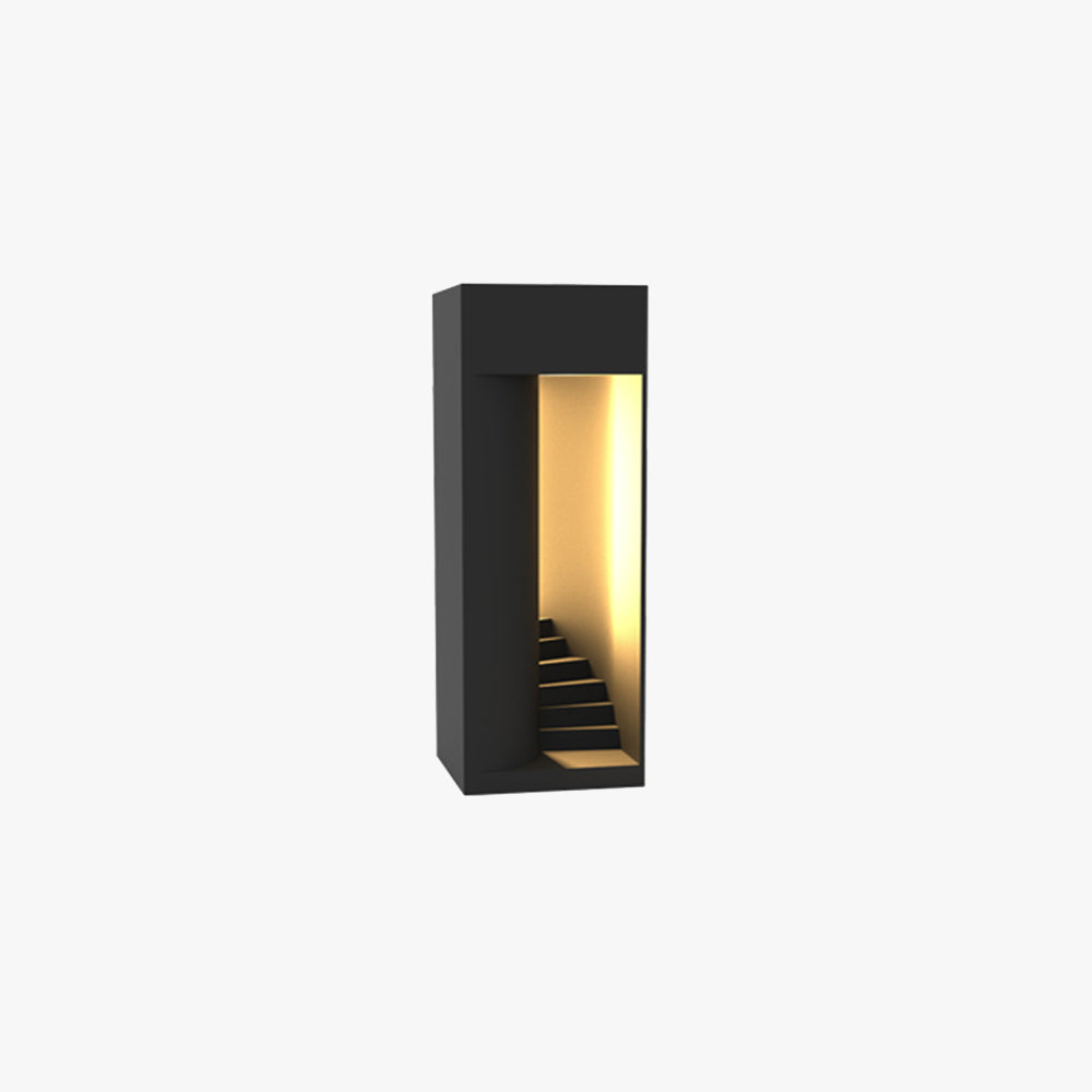 Waterproof Cuboid Outdoor Lamp | Solar